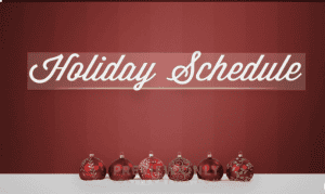 2025 Christmas Break Workout Schedule